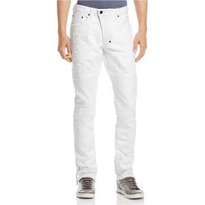 Prps Goods & Co. Mens Distressed Regular Fit Jeans, white, Big & Tall, 32W x 32L